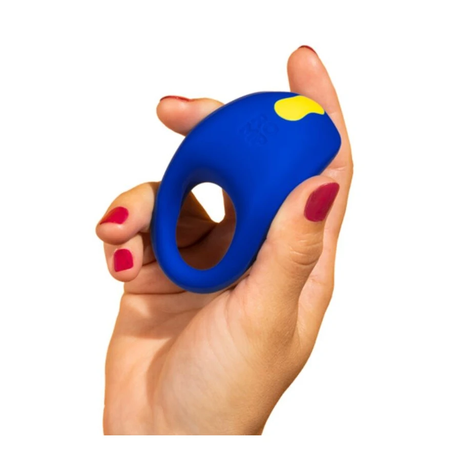 ROMP - JUKE SILICONE PENIS RING WITH CLITORAL STIMULATION VIBRATOR
